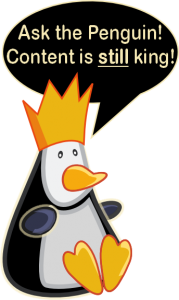 Content is king penguin